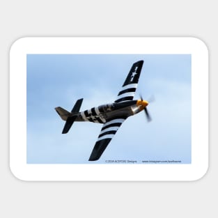 P-51B Mustang photo-pass Sticker